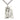 Large Sterling Silver Our Lady of Mental Peace Medal Necklace 1 3/8 inch pendant on 24 inch chain by Bliss