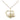 Small Gold Filled Heart Guardian Angel Pendant Necklace 1/2 x 5/8 inches with 18 inch chain by Bliss