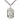 Sterling Silver St. Christopher Patron Saint Medal Necklace 1 x 5/8 inch with 24 inch Chain by Bliss