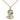 14kt gold filled Head of Christ medal necklace with 18 inch curb chain handcrafted by Bliss Manufacturing