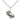 Sterling Silver Small Praying Hands Pendant Necklace 1/2 inch with 18 inch Chain by Bliss Manufacturing