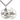 Sterling Silver medium cross pendant necklace 7/8 x 3/4 inch on 24 inch chain by Bliss Manufacturing