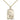 14kt Gold Filled Medium Praying Hands Pendant Necklace 7/8 inch with 18 inch chain by Bliss