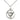Sterling silver Holy Spirit dove pendant necklace 3/4 inch x 5/8 inch with 18 inch chain handcrafted by Bliss Manufacturing USA