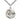 Sterling Silver Our Lady Star of the Sea medal necklace 1 inch pendant with 24 inch chain by Bliss