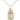 14kt Gold Filled Methodist Cross Necklace with Flame Symbol 7/8 x 3/8 inches on 18 inch Chain by Bliss