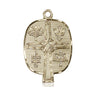 14kt Solid Gold Medium Presbyterian Cross Pendant 1 x 5/8 inches Handcrafted by Bliss