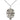 Sterling Silver Presbyterian Pendant Necklace 1 inch by 5/8 inch with 18 inch chain handmade by Bliss