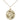 14kt gold filled medium Lutheran rose pendant necklace with 3/4 x 5/8 inch symbol on 18 inch chain by Bliss