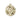 14kt solid gold medium Lutheran rose medal pendant 3/4 x 5/8 inch handcrafted by Bliss USA