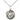 Sterling Silver Lutheran Pendant Necklace 3/4 inch by 5/8 inch with 18 inch chain handmade by Bliss