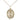14kt gold filled medium St. Christopher patron saint medal necklace 7/8 x 1/2 inch on 18 inch chain by Bliss