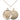 14kt gold filled Episcopal cross pendant necklace, medium size 7/8 x 5/8 inches with 18 inch chain, Bliss