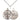Sterling silver Episcopal cross necklace pendant 7/8 x 5/8 inches with 18 inch curb chain handmade by Bliss Manufacturing