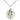 Sterling Silver St. Nicholas Patron Saint Medal Necklace 3/4 x 5/8 inches 18 inch Chain Bliss USA