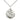 Sterling Silver Holy Family Pendant Necklace 3/4 x 5/8 inches on 18 inch chain handmade in USA by Bliss Manufacturing