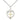 Two-tone gold filled sterling silver heart chalice cross pendant necklace 5/8 x 1/2 inches with 18 inch chain by Bliss