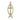 14kt solid gold medium fish cross pendant 1 inch, handcrafted heirloom Catholic jewelry by Bliss Manufacturing