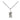 Small sterling silver Guardian Angel pendant necklace 3/8 x 1/4 inches with 18 inch curb chain handcrafted by Bliss Manufacturing USA