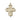 14kt Solid Gold Four-Way Medal Pendant 7/8 x 5/8 handcrafted by Bliss Manufacturing USA