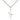 Small Sterling Silver Cross Necklace 5/8x1/4 Pendant 18 Inch Chain Handcrafted USA Bliss Manufacturing