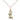 14kt gold filled praying girl pendant necklace, 5/8 x 1/4 small size with 18 inch chain, handcrafted by Bliss