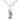 Sterling silver medium praying boy medal necklace 3/4 inch on 18 inch curb chain by Bliss Manufacturing
