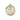 14kt solid gold St. Philomena patron saint medal pendant, 3/4 inch by 5/8 inch, handcrafted by Bliss Manufacturing