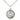 Sterling Silver St. Philomena Patron Saint Medal Necklace 3/4 inch by 5/8 inch with 18 inch chain by Bliss