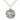 Sterling silver Noah pendant necklace, 3/4 inch medal with 18 inch curb chain, handcrafted by Bliss Manufacturing