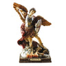 Hand-painted 8.5 inch St. Michael the Archangel statue in resin by RosaryCard
