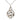 Large sterling silver Celtic Irish knot Claddagh pendant necklace 1 1/4 x 3/4 inches with 18 inch chain by Bliss