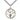 Sterling silver Irish shamrock and harp pendant necklace, 7/8 inch, 24 inch chain, handcrafted by Bliss Manufacturing USA