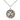 Sterling Silver Shamrock Celtic Border Necklace 3/4 x 3/4 inch Medium Pendant 18 Inch Chain by Bliss