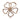 14kt Solid Gold Five Petal Flower Catholic Pendant 1x1 inch handcrafted by Bliss Manufacturing