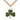 14kt gold filled medium Irish shamrock Catholic pendant necklace with 24 inch chain by Bliss