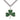 Sterling Silver Shamrock Pendant Necklace 3/4 inch with 24 inch chain handcrafted in USA by Bliss