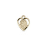 Small 14kt solid gold St. Christopher patron saint medal pendant 3/8 inch by 1/4 inch handmade by Bliss USA