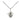 Small sterling silver St. Christopher patron saint medal necklace with 18 inch chain by Bliss