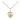 14kt Gold Filled Small Heart Cross Necklace 3/8 inch pendant 18 inch chain handmade by Bliss