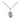 Small sterling silver St. Ann patron saint medal necklace with 18 inch curb chain, handcrafted by Bliss Manufacturing