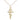 Medium 14kt Gold Filled Greek Orthodox Cross Necklace 1 x 1/2 inches with 18 inch chain by Bliss Manufacturing