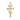 14kt Solid Gold Greek Orthodox Cross Pendant 1 x 1/2 inch Handcrafted by Bliss USA
