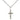 Small Sterling Silver Crucifix Necklace 5/8 inch pendant on 18 inch chain by Bliss