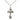 Sterling Silver Medium Cross Necklace 1 inch by half inch pendant on 18 inch chain handmade by Bliss USA