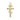 14kt solid gold Catholic crucifix pendant 1 inch by half inch medium size handcrafted in USA by Bliss Manufacturing
