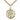 14kt Gold Filled St. Patrick Patron Saint Medal Necklace 7/8 x 3/4 inches on 24 inch chain by Bliss