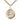 Gold Filled St. Genesius Patron Saint Medal Necklace 7/8 x 3/4 inch on 24 inch Curb Chain by Bliss Manufacturing