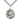Sterling Silver St Genesius Patron Saint Medal Necklace 7/8 x 3/4 inch with 24 inch chain by Bliss