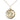 14kt Gold Filled St. Lucy patron saint medal necklace 7/8 x 3/4 inch pendant 18 inch chain by Bliss